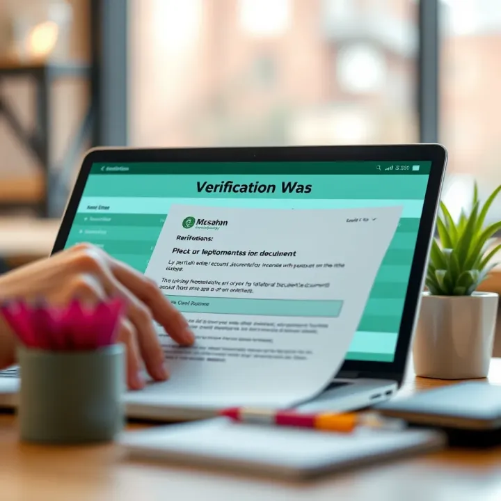 Conceptual graphic showing user submitting verification documents to secure account withdrawals
