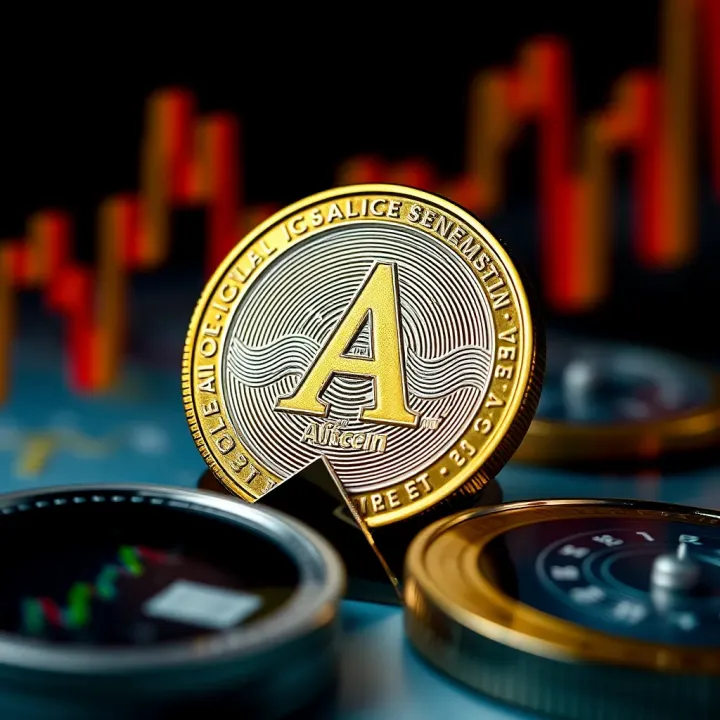 Visual representation of factors influencing Alice Coin value including market sentiment and expert analysis