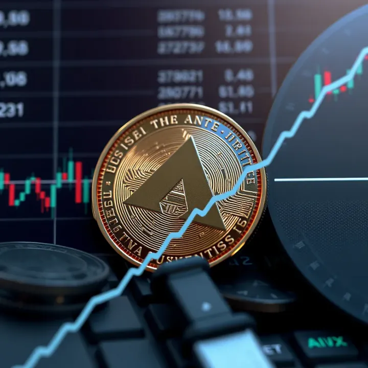 Graph depicting Avalanche coin market price fluctuations and trend analysis