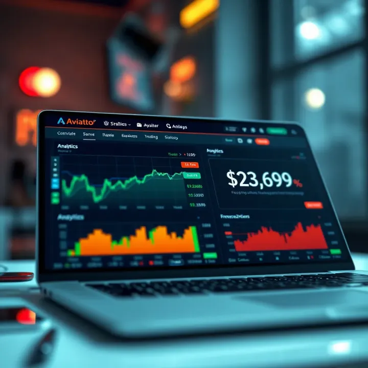 Illustration of secure online trading platform interface with analytics and investment options