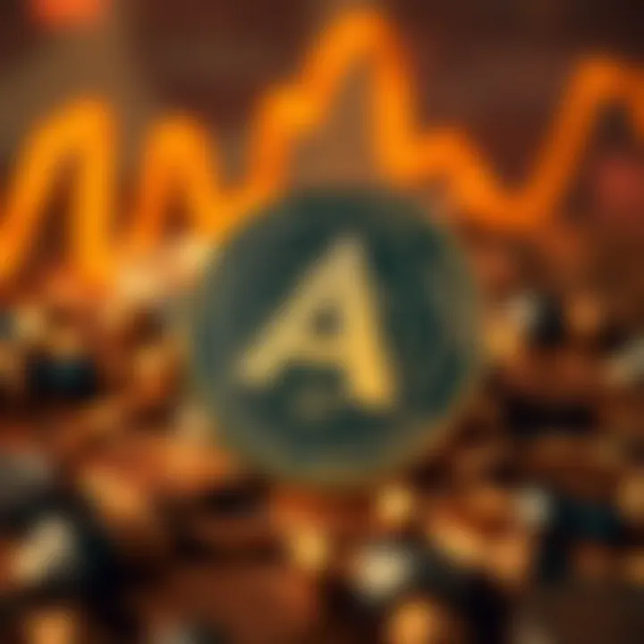 Technological Advancements Driving ADA Coin Value Conceptual graphic illustrating blockchain technology and digital currency growth