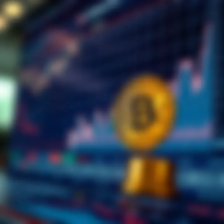 Graph showing Auction Coin price fluctuations and market trends over time