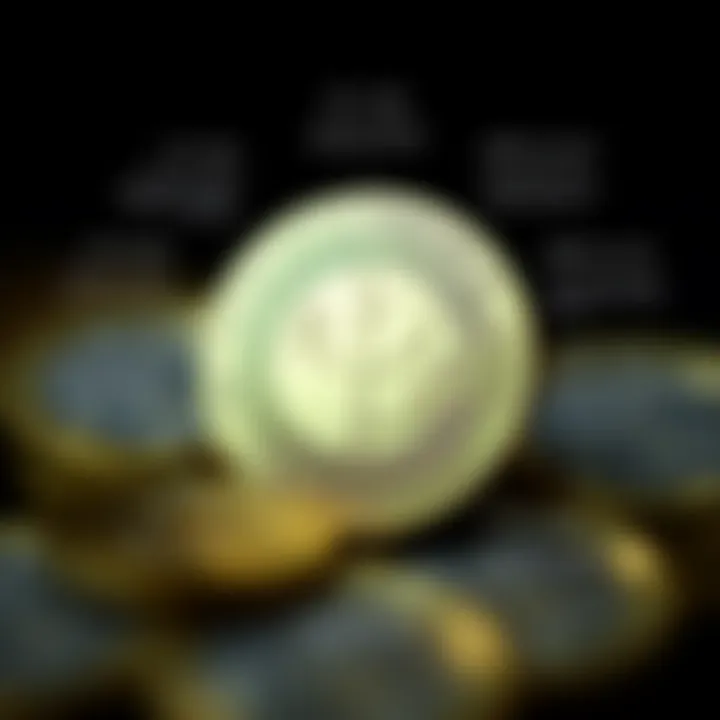 Infographic depicting key factors influencing Auction Coin value and expert forecast insights