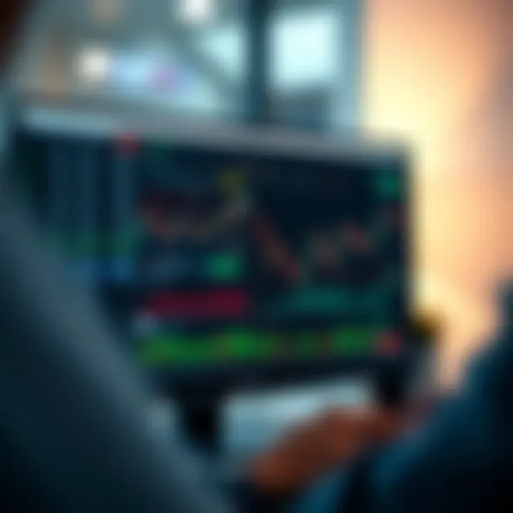 User interface displaying Quotex trading charts and indicators