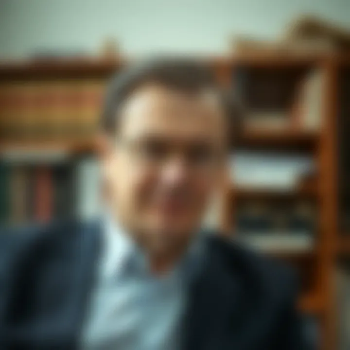Portrait of James A. Hyerczyk in a professional setting with academic books in the background