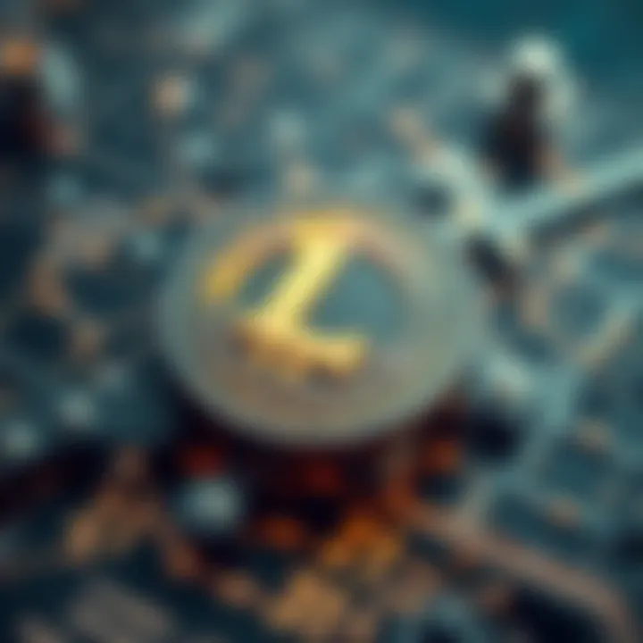 Conceptual representation of blockchain technology underpinning Livepeer Token