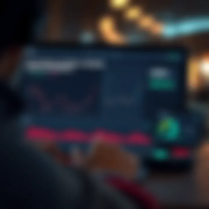 Graph showing user feedback trends and platform reliability metrics