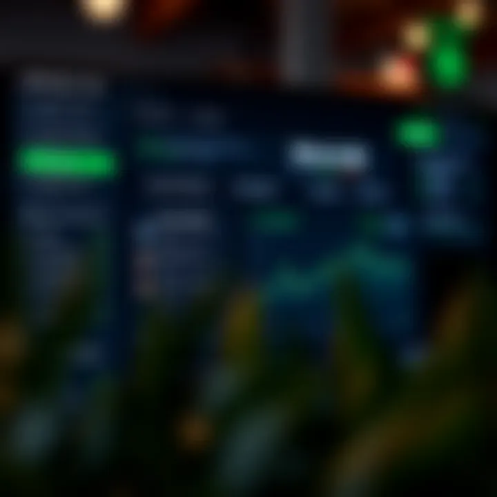 Dashboard showcasing various account types and security features offered by QXBroker