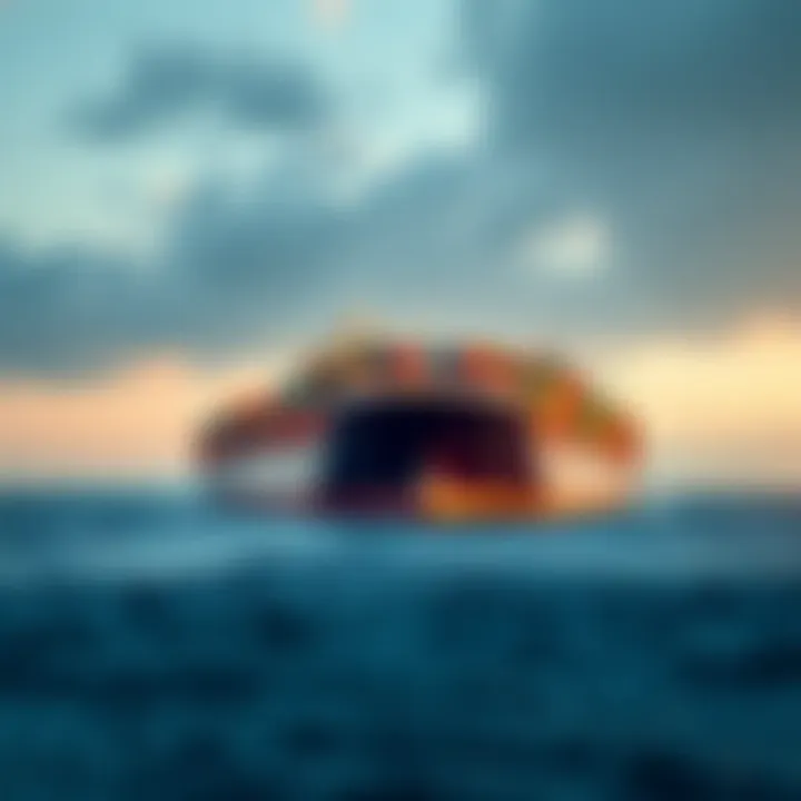 Panoramic view of a large container ship navigating through the sea symbolizing global trade and shipping industry