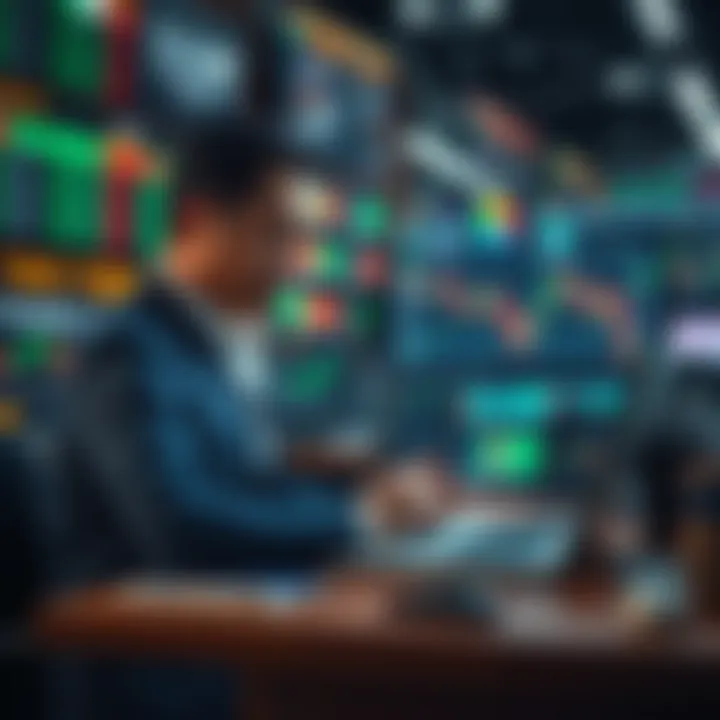 Illustration of diverse online educational resources for traders