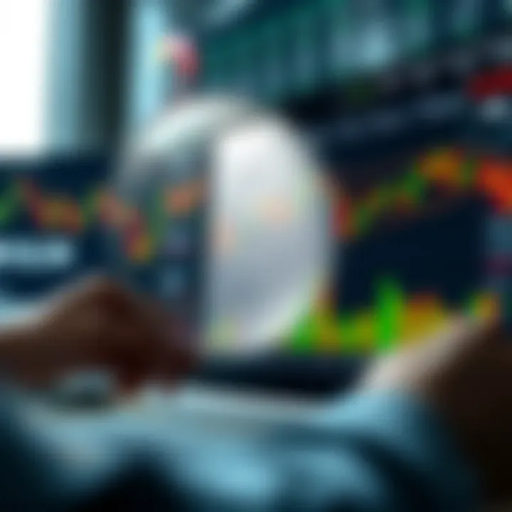 Illustration of digital forex trading dashboard with regulatory compliance checklist