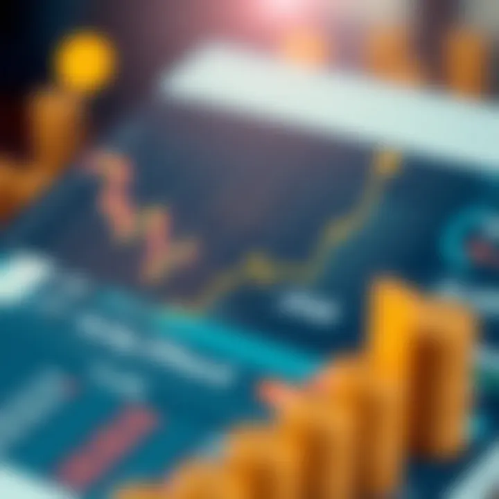 Graph illustrating Reliance Power's projected stock growth with key milestones and market influences