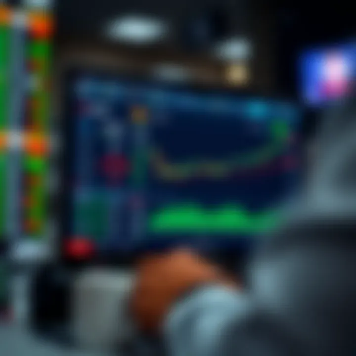User interface of a demo trading account showing virtual portfolio and trading options