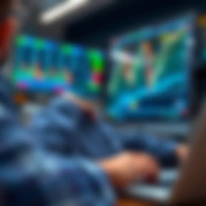 Conceptual illustration of transitioning from demo trading to real financial markets