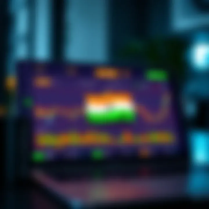 Features of Pocket Option and Regulatory Considerations for Indian Traders Conceptual graphic showing a digital trading platform interface with Indian flag elements
