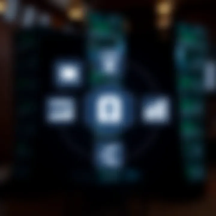Symbolic Representation of the Five Key Components Visual representation of the five key components with icons symbolizing education, business, and personal growth