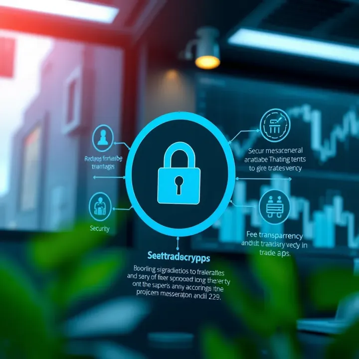 Security and Benefits of Choosing a Reliable Trade App Illustration highlighting security measures and fee transparency in real trade apps for Indian traders