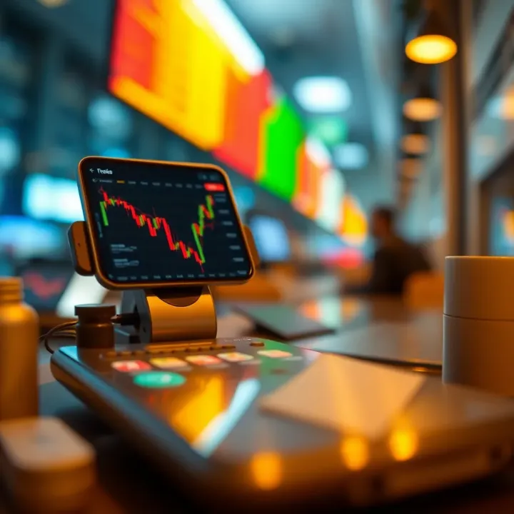 Illustration of key features and benefits of forex trade apps for Indian market
