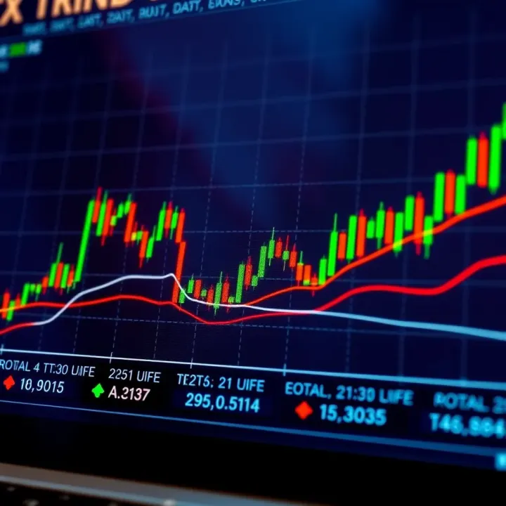Technical Analysis of Euro Currency Trends Technical analysis chart highlighting key support and resistance levels for the euro