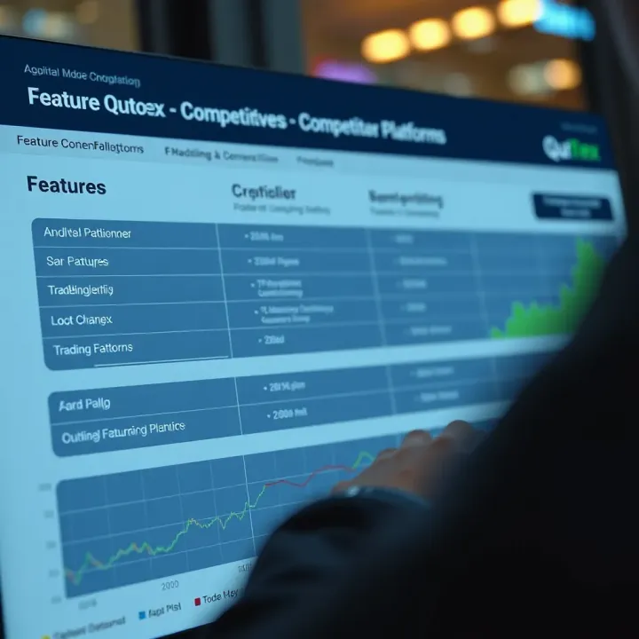 Comparison chart highlighting features and market position of Qutoex versus similar trading platforms