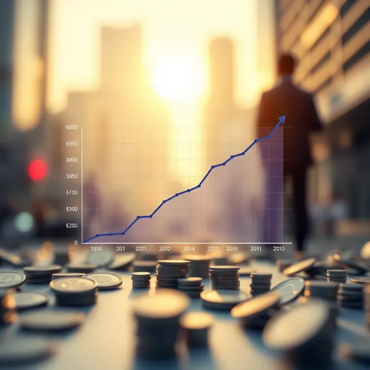 Graph showing the growth trajectory of fintech companies in India with Finowiz highlighted