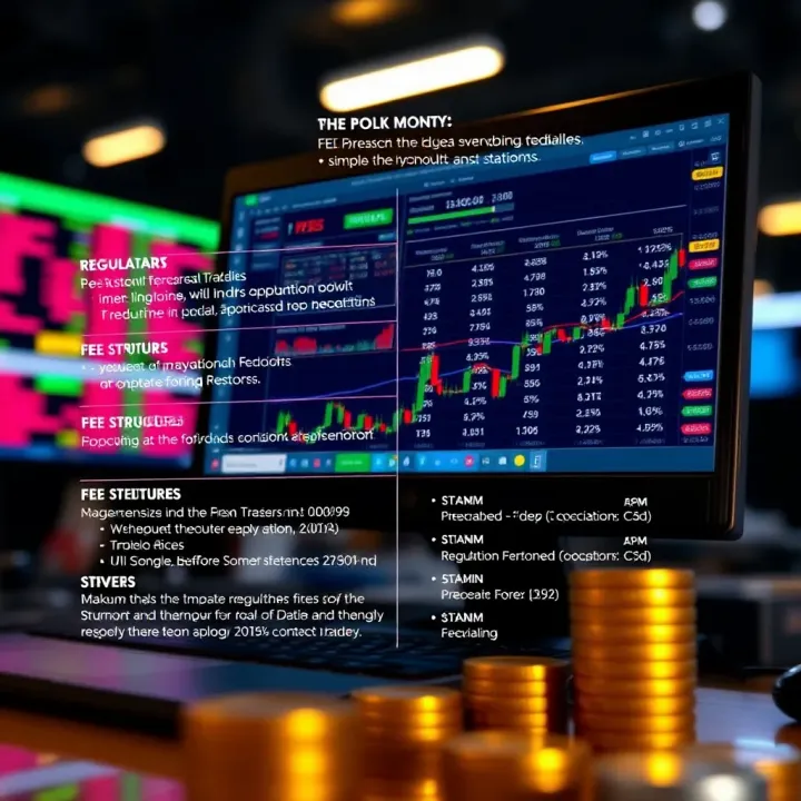 Graphic representation of regulatory considerations and fee structures in Indian forex trading