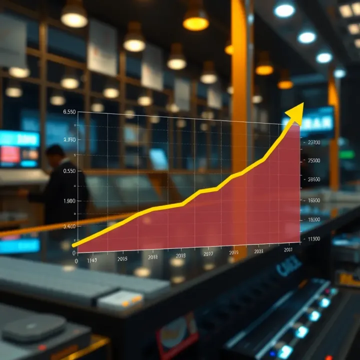 Projected Business Growth of Reliance Industries by 2030 Graph showing the projected growth of Reliance Industries across different business sectors over the next decade