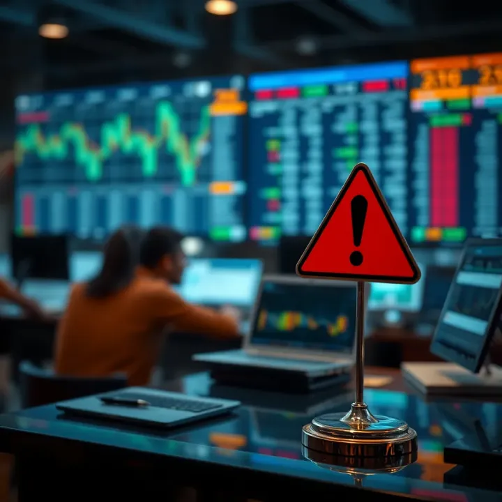 Visual representation of risks associated with trading on digital platforms in India