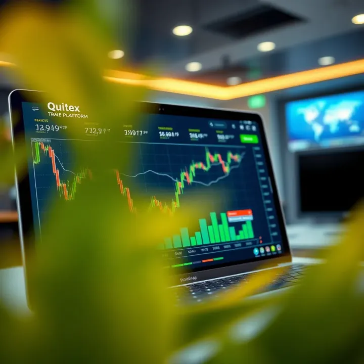 User-friendly interface of Quotex trading platform showing market charts and trading options