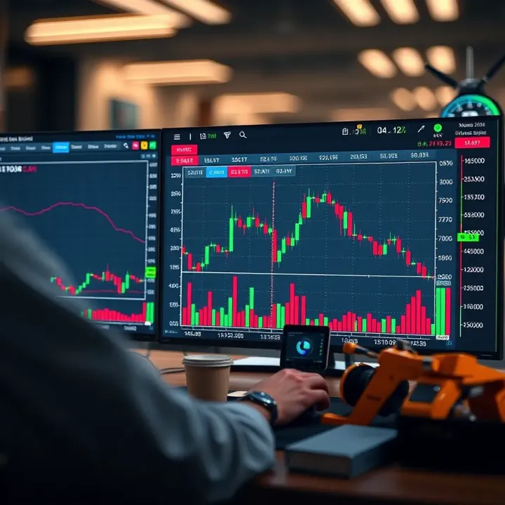 Graph showing comparison of trading performance with and without Quotex signals