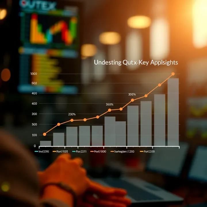 Graph showing the growth and future projections of Qutex applications in various industries