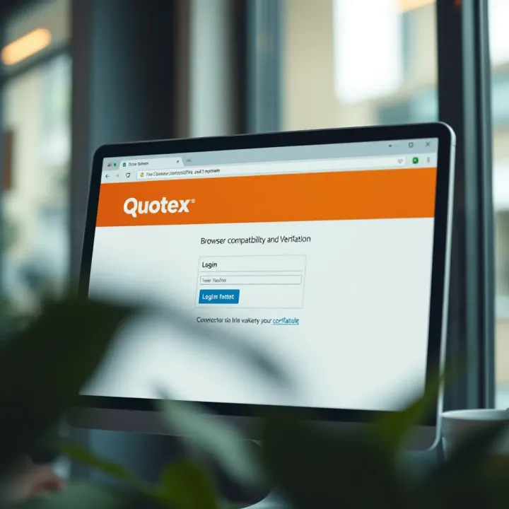 Browser window demonstrating troubleshooting steps for login compatibility and verification