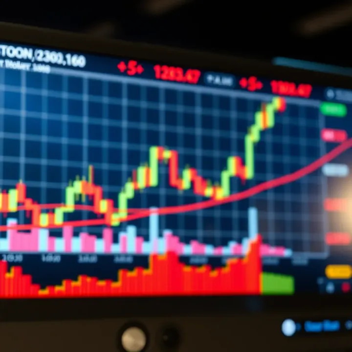 Bullish Breakout Pattern Above Resistance Chart showing a bullish breakout above resistance line with increasing volume