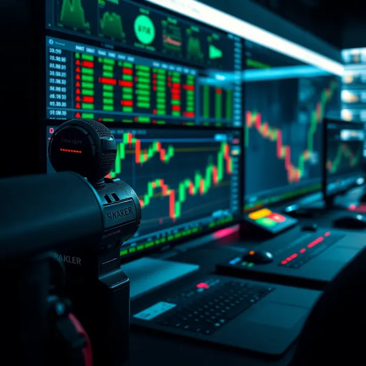 User interface of QX Broker showing various trading instruments and market data